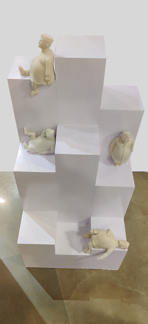 Minister 7-B — fiberglass sculpture by Gautam Bhatia
