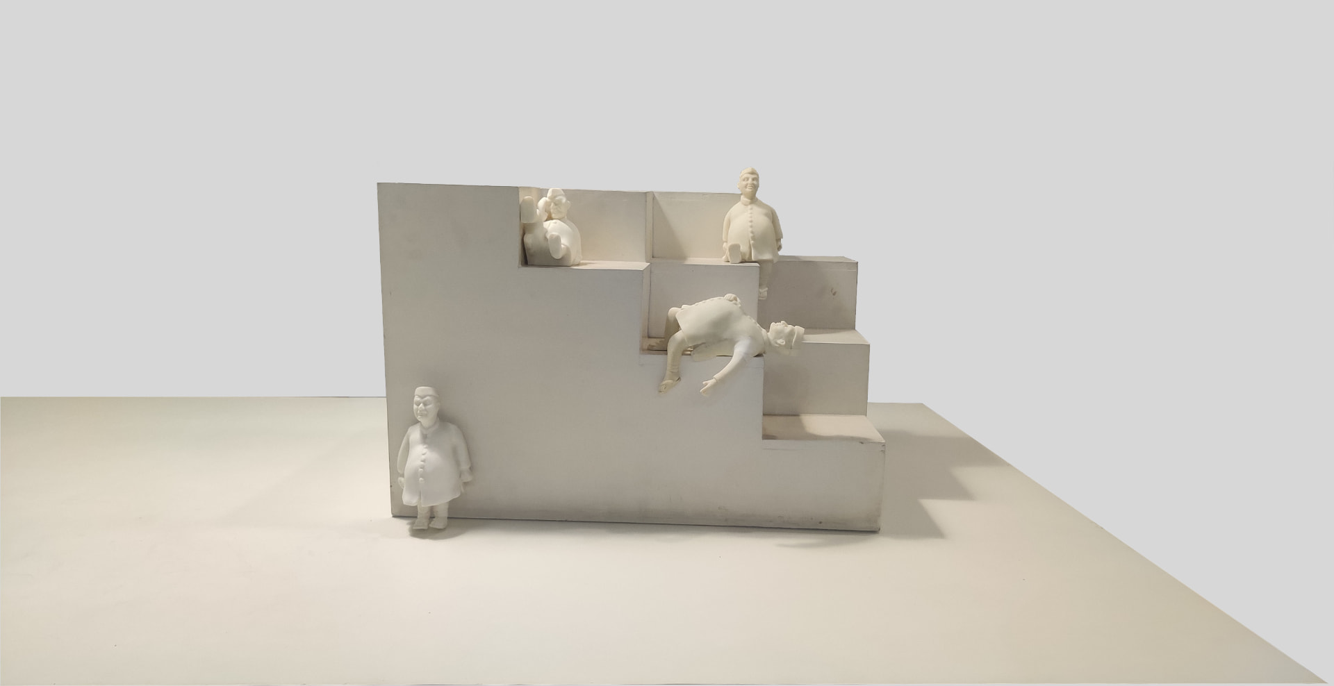 Minister 1-A — fiberglass sculpture by Gautam Bhatia