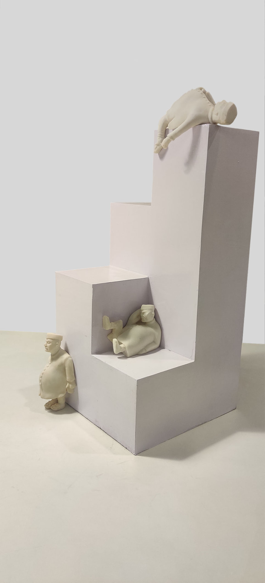 Minister 3-A — fiberglass sculpture by Gautam Bhatia