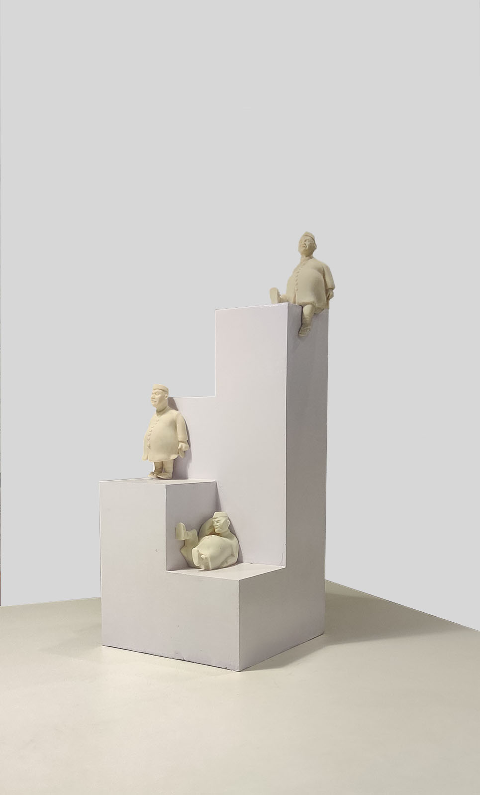 Minister 4-B — fiberglass sculpture by Gautam Bhatia