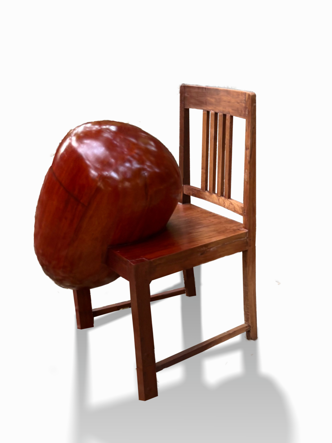 Birth of a Chair — mixed media sculpture by Gautam Bhatia
