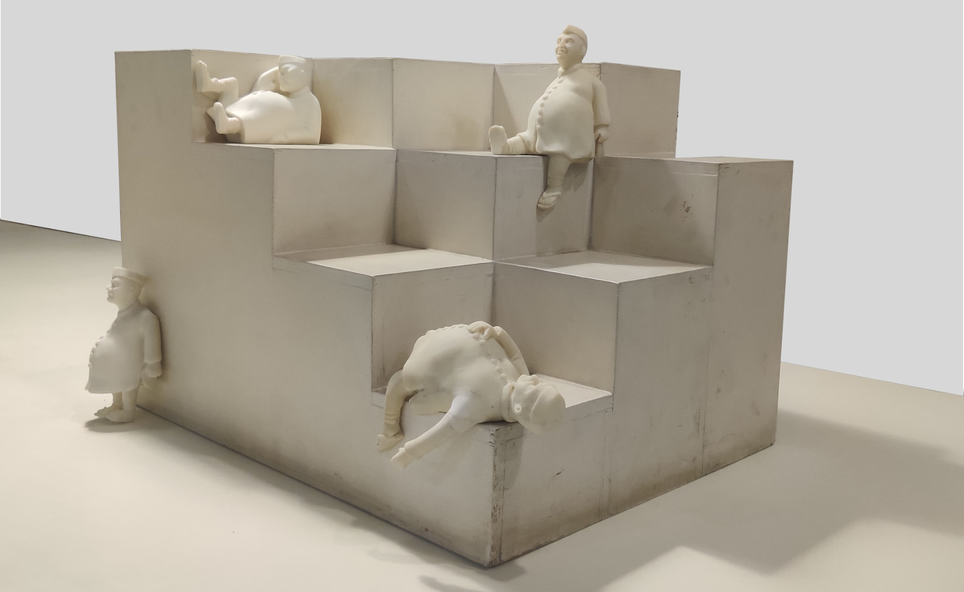 Minister 1-B — fiberglass sculpture by Gautam Bhatia