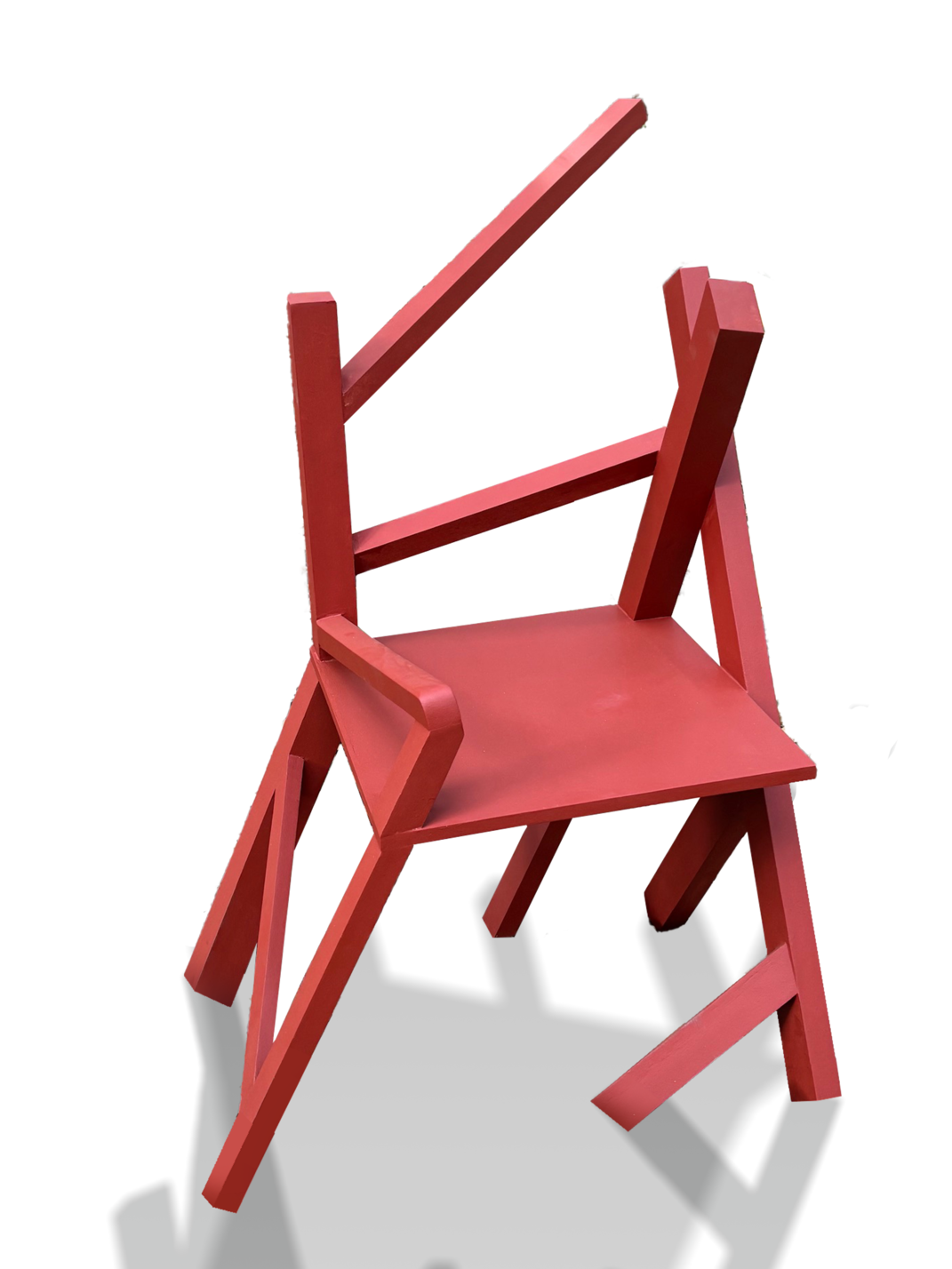 Physically Challenged Chair — mixed media sculpture by Gautam Bhatia