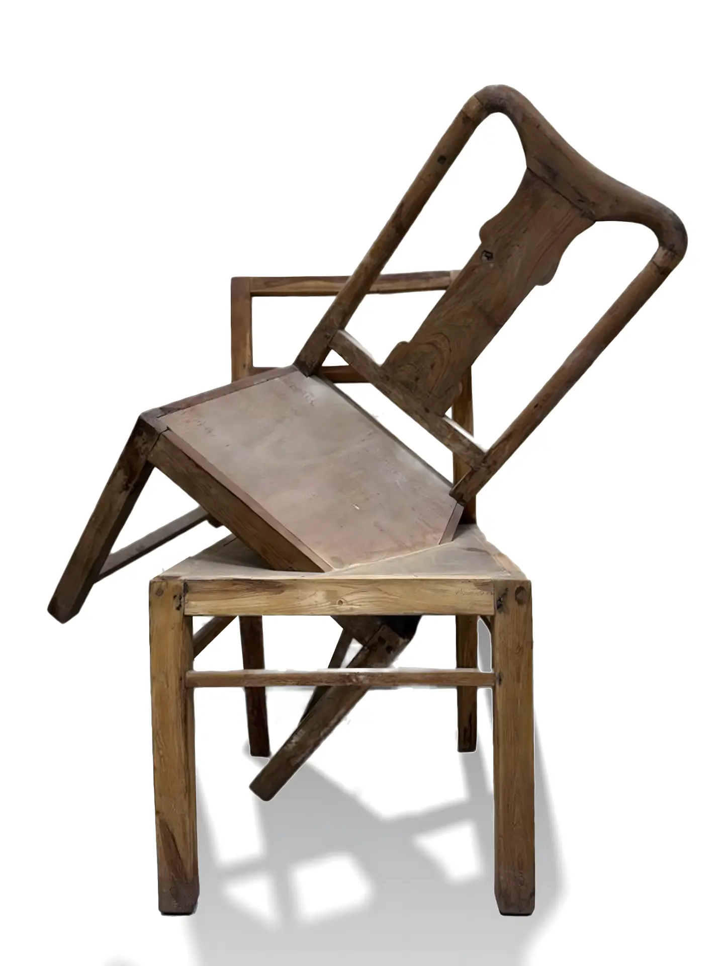Fused Chair — mixed media sculpture by Gautam Bhatia